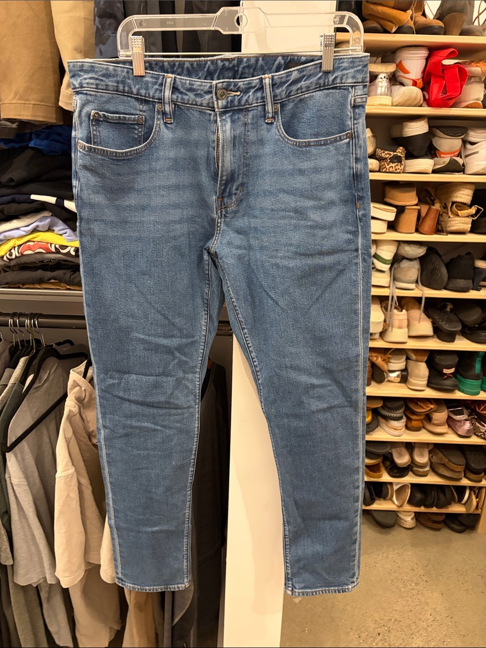 New Bonobos Gramercy Slim Jeans in Light Blue Wash